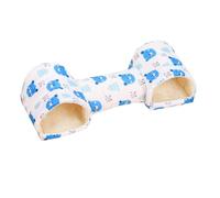 Stgfyxgs Lit Tunnel pour Hamster, Tunnel pour Cochon, Tunnel pour de Compagnie comme Un Lapin, Maison pour Animaux Faite Maison, Bleu