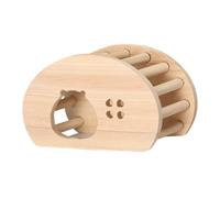 Stgfyxgs Maison en Bois pour Hamster, Accessoire de Cage, Aire de Jeux pour Petites Gerbilles, 'activités, Cabane, Cage à Monter Soi-même, Habitat de, Creux