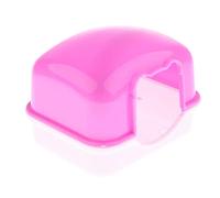 Stgfyxgs Maison pour Hamster Abri pour Dormir Petite Maisonnette pour Animal Nid Confortable en PP Adaptée Aux Hamsters Souris Gerbilles Chichillas, Rose