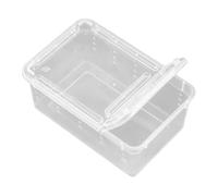 Stgfyxgs Mangeoire pour Reptiles, Cage Transparente pour Terrarium, Maison Portable, Boîte D'élevage pour Grenouilles, Tortues, Scorpions et Tarentules, Style B