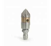 Stgfyxgs Nettoyeur Haute Pression Buse Rotative Débouche Canalisation Buse de Pression Embout de Nettoyage en Acier Inoxydable 304 et Laiton Résistant Convient, 3/8, Raccord Rapide 3/8, 30L/Min