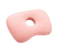 Stgfyxgs Oreiller de Sommeil Coussin Percé pour Soutien D'Oreille Oreiller Ergonomique Lavable Protection Douce En Velours Adapté Bureau Repos Soins Mai, Rose