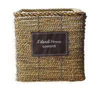 Stgfyxgs Panier à Fleurs Tressé, Contenant Pratique et Léger, Pot de Fleurs Rustique, Panier à Fleurs pour Jardin, Bureau, Balcon, Chambre, CarrÉ