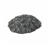 Stgfyxgs Plateforme de Bainage pour Îlot Rampe Abri Décor en Résine Imitant Rocher avec Cachette Sombre et Accès Facile Adaptée aux Aquariums Terrariums, Plateforme Flottante, L