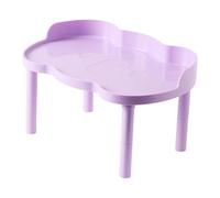 Stgfyxgs Plateforme pour Hamster, Stable, Imperméable, Légère, Portable, pour Petits Animaux, Plate-Forme Debout, Réglable en Hauteur, pour Gamelle, Gerbilles, Violet
