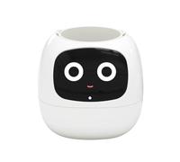 Stgfyxgs Pot de Fleurs Intelligent D'intérieur avec Affichage de La Température et de L'heure, Jardin Intelligent, Pot de Fleurs D'intérieur IA, Id, Blanc