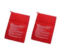 Stgfyxgs Sac de Pomme de Terre Micro-ondes Sac de Cuisson Patate Douce Pochette Réutilisable pour Four Micro-ondes Matériau Polyvalent Adapté à La Préparation, M