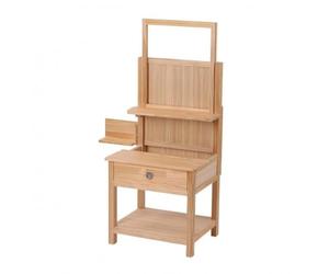 Stgfyxgs Siège d'Artiste Réglable Chevalet Tabouret Support de Peinture avec Tiroir et Plateau Latéral en Bois de Hêtre Cadre, Moderne Réglable En Hauteur Avec Tiroir Bois Massif Bois De Pin