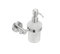 Stgfyxgs Support Distributuer Savon Flacon Transparent Bec Incurvé Salle D eau, Brossé