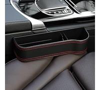 STGLLGTS BoîTe de Rangement SièGe de Voiture AdaptéE pour Fiat Tipo (Type 358/357/356) Aegea Ægea 5-Doors 2015-2023, BoîTe Rangement en Cuir avec Compartiment Rangement,Black-Passenger Seat