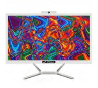 STGsivir Ordinateur Tout en Un, Écran 24" FHD, Core i7, 16G RAM, 512G SSD | PC Tout en un, WiFi, BT 5.0, Webcam, Win11 Pro, Blanc, All in One PC for Maison & Bureau