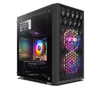 STGsivir PC Gamer Fixe,Ordinateur Gaming, Core i5-9400F jusqu'à 4.1GHz, Radeon RX 580 8Go GDDR5, RAM 16Go, SSD 512Go, WiFi 600M, BT 5.0, Ventilateur RGB x 2, W11H64