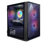 STGsivir PC Gamer Fixe,Ordinateur Gaming,Radeon RX 5500 XT 8Go GDDR6,Core-10100F 4.3GHz-16Go DDR4,512Go SSD,600M WiFi,BT5,0,Ventilateur RGB x2,Windows11 H64