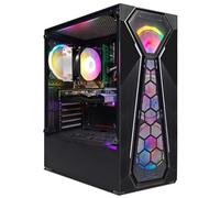 STGsivir PC Gamer Fixe, Ordinateur Gaming,Radeon RX 580 8Go GDDR5,Athlon 3000G 3,5GHz, 16Go DDR4, 1To SSD, 600M WiFi, BT 5,0, Ventilateur RGB x4, Windows11 H64
