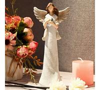 Stholome Statue d'ange céleste, statue d'ange sympathique, un symbole d'amour, d'amitié et de compassion : trouvez réconfort et réconfort dans les bras d'un ange