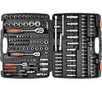 Sthor 173 pcs. jeu de clé à douille à cliquet métal 58688
