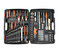 Sthor Kit d'outils métalliques 122 pièces