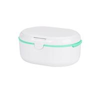 STHOYN Boite Appareil Dentaire En Plastique Utilisé Boite A Dentier Pour Le Couche Pour Personnes Âgées Transportant De Petits Outils Boite Gouttiere Dentaire(Blanc,S)