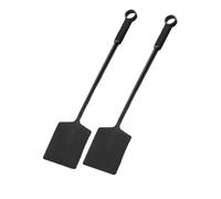 STHOYN Tapetteà Mouche Manuelles en Plastique Tapette À Mouche Robustes Et Flexibles À Suspendre Raquette Moustique Lot De 2(Noir)