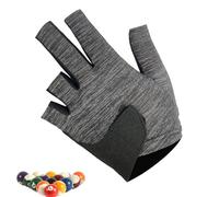 Stibtmr de Billard - Mitaines Respirantes avec des Doigts Ouverts | De Billard Respirant pour La Main Gauche | Accessoires d'Entraînement Sportif