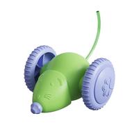 Stibtmr Jouet Interactif pour Chat - Souris Interactive Jouet Mobile pour Chat,Rechargeable avec Lumière pour Halloween Noël | Entraînement Chasse Exercice Jeu Divertissement