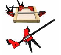 Stibtmr Pince à gâchette en bois | Pinces à prise rapide à une main - Pince à pression à une main de 4/6/12/18/24 pouces, pince à barre à cliquet grande ouverture de la mâchoire