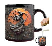 Stibtmr Tasse Sorcière - Mug à Café 325ml,Tasse Céramique Lait pour Maison Bureau Moments Détente - Routine Matin Week-end Loisir Anniversaire Fête