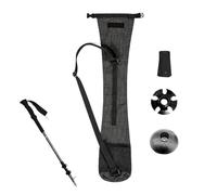 Sticchi de randonnée Caspa avec fermeture éclair - sac de voyage portable, support pour engrenages extérieurs compact léger | Équipement pour boîtiers de chargement de stockage de longue durée,