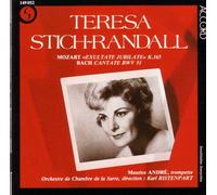 Stich-Randall : Récital Bach et Mozart