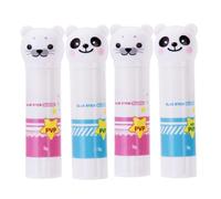 Stick à Colle 4pcs Cartoon Cartoon Plastic Glue Stick For Kids 9 Grams Gluesticks Strong-Hold Children Sinellerie Pour Les éColes De Bureau D'éTudiants Supplies