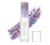 Stick À Paillettes | Accessoires De Tenue Patriotiques Du 4 Juillet,Maquillage De Paillettes Pour Le Visage,Pour Femmes Hommes Filles Soirée Défilé Concert Match De Football