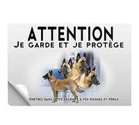 Stick Attention au chien berger belge Malinois