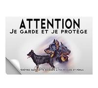 Stick Attention au chien berger de beauce