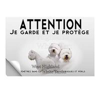 Stick Attention au chien west highland white terrier