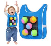 Stick Ball Vest Kids - Ensemble Dodgeball pour adultes, Ensemble de balles pour aire de jeux | Jeu Dodgeball Target pour aire de jeux, Pack de balles pour aire de jeux, Gilet pour enfants Dodgeball
