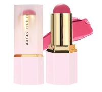 Stick Blush,Fard à Joues Hydratant et Résistant à l'Eau à Texture Laiteuse - Mise en Lumière Naturelle et Visage Peau Sèche Grasse Mixte Pommettes Sourcil Lèvres