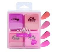 Stick Blush Rouge à Lèvres, Stick Crème Joues & Lèvres Blush, Texture Gelée Hydratante Tenue Longue pour Femme Maquillage Quotidien Look Naturel