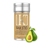 Stick Cheveux Cire, Fixation portable de cire à cheveux, Bâton de Pommade Capillaire, Cire à Coiffer pour Cheveux Pommade Coiffante non Grasse pour Cheveux Rebelles Cord Frisottis 75g