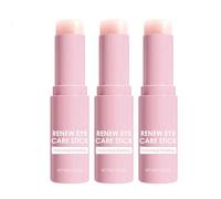 Stick contour des yeux au rétinol anti-rides, stick revitalisant, hydrate et atténue les ridules, baume illuminateur, baume volumateur au calcium, formule douce pour les peaux sensibles (3pcs)