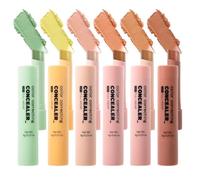 Stick Contour Maquillage - 6 Nuances Couverture Intégrale Anti-Cernes - Texture Légère et Tenue Longue pour Camoufler Imperfections - Cosmétique Visage Femmes et Jeunes Filles