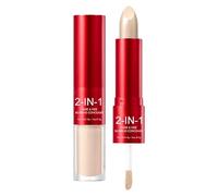 Stick correcteur 11,2x2,3 cm - Base imperméable à double extrémité | Texture crémeuse pour les cernes, rides et imperfections | Anniversaire de fête de maquillage quotidien naturel longue duré