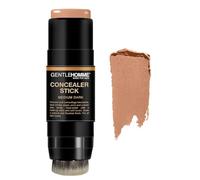 Stick correcteur avec pinceau pour homme - Gomme cernes - Anti-cernes multi-usage pour homme - Stylo correcteur double face à couverture complète avec brosse douce - 8 g (foncé moyen)