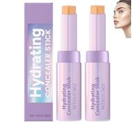 Stick correcteur contouring 2 en 1, correcteur hydratant et léger, fond de teint waterproof longue tenue à couvrance totale, hydratant et illuminateur, convient à toutes les carnations (natural*2)
