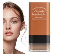 Stick correcteur - Fond de teint coréen | Correcteur pour peaux matures | Fond de teint avec pinceau intégré | Formule hydratante coréenne, crème solaire SPF 50+, anti-rides et hydratant, finition
