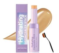 Stick correcteur Shape Tape et pinceau, stick correcteur hydratant, sticks correcteurs contours, crayon contour du nez, couvrance naturelle, longue tenue et waterproof, éclat instantané,Natural