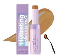 Stick correcteur Shape Tape et pinceau, stick correcteur hydratant, sticks correcteurs contours, crayon contour du nez, couvrance naturelle, longue tenue et waterproof, éclat instantané,Dark Skin