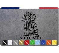 stick créa - Sticker Autocollant Viking compatible pour Volvo (Bleu foncé)