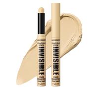 Stick crème contour, Mat Bâton bronzant, Maquillage en bâton pour modeler les contours du visage, Facile à estomper et lisse, Résistant à l'eau Longue durée Cache-cernes bâton bronzant #01 Jaune