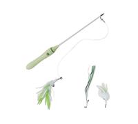Stick de Chat Drôle, Foudre des Dents de Chat LED Interactives pour Nettoyer Le pour Les pour Animaux de Compagnie (Green)