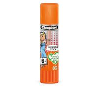Stick de colle cleopatre invisible forte usage intensif sans solvant carton papier photos des 6 ans 8gr